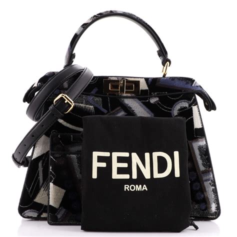 fendi bag bugs wallet|Fendi peekaboo iseeu bag.